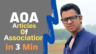 AOA - Articles of Association in Hindi | AOA Company Law in India | MOA vs AOA (2020)