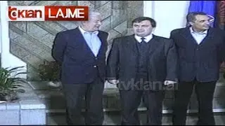 Ilir Meta n&euml; Rumani, me tel Ornela Bego - (12 Shkurt 2000)