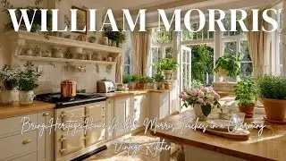 Bring Heritage Home: William Morris Touches in a Charming Vintage Kitchen