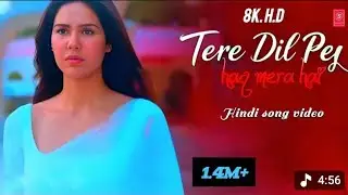 Tere Dil Pe Haq Mera Hai (Hindi song) | Ek Deewane Ki Deewaniyat |Harshvardhan Rane |Sonam Bajwa