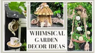 WHIMSICAL GARDEN DECOR DIY IDEAS ON A BUDGET