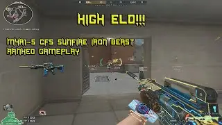 M4A1-S CFS SUNFIRE IRON BEAST RANKED GAMEPLAY!!!! THIS WEAPON LOOKING AMAZING!!!
