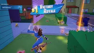 Journeying Through Fortnite&rsquo;s Battle Pass in Zero Build the Simpsons Crossover! | Invisible Woman