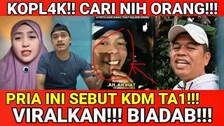 B4N9S*T😬 C4RI 0R4N9 1N1!!! SEBUT KDM T4! | BALASAN KDM DAN FANS SANGAT TERPUJI!