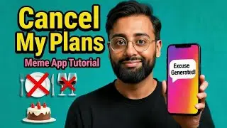 Cancel My Plans: Viral Meme App (AI + Supabase + Lovable Tutorial)