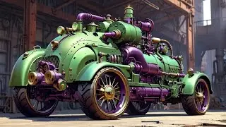 Diesel Punk War Machines - AI Art Lookbook - Transformers