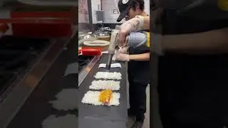 Making some FIRE Sushi at Dojo! 🍣🔥 #sushi #shorts