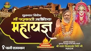 🔴 LIVE || शुक्रवार विशेष माँ पद्‌‌मावती अलौकिक महायज्ञ (पाली राजस्थान))