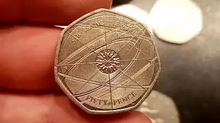 UK &pound;50 50P COIN HUNT BOOK 1 #83 - 2017 SIR ISAAC NEWTON 50P COIN!!!
