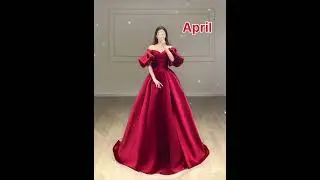 Select your birthday month | choosing videos #trending #chooseone #gowns #style