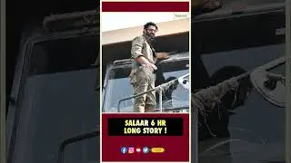 Salaar 6 Hours Long Story 🔥 | Prabhas ,Prashanth Neel | Salaar Trailer  | Thyview Shorts
