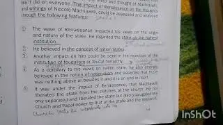 MACHIAVELLI: impact of renaissance explained in Hindi by abrol