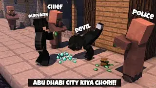 ABU DHABI CITY MEIN KIYA CHORI!! | MINECRAFT 