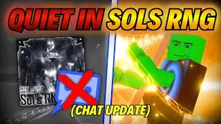 Sol's RNG Feels Kinda Empty Now... (Because of the Roblox Chat Update)