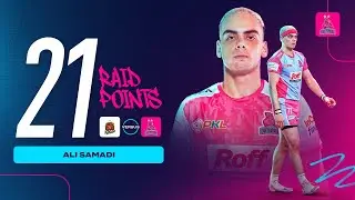 Ali Samadi 21 Raid Points | Puneri Paltan vs Jaipur Pink Panthers | Pro Kabaddi League Season 12