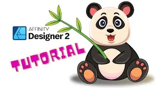 Affinity Designer 2 - How to Draw a cute Panda TUTORIAL