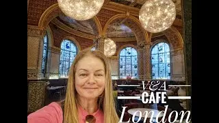 V&A Cafe #travel #london #victoriaandalbertmuseum #cafe