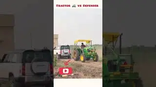 Defender Car vs Tractor | Off-Road Drag Race & Pulling Power Test