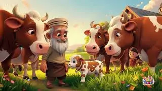 Kinder Kids Studio | Uncal Kareem Had a Farm 🐄 | Islamic Kids Cow Song | Alhamdulillah