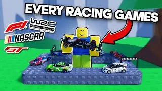 Trying EVERY Racing GAMES On ROBLOX!