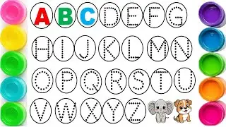 ABC Tracing A to Z ✍️ | Learn Alphabets for Kids | ABC123 Colorful Minds 🎨✨