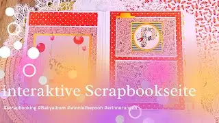 interaktive Scrapbookseite Teil 2 #babies #memorychallenge #keepingmemories