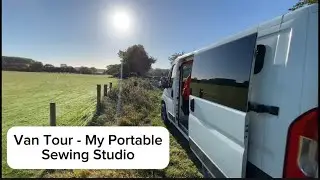 Self Build Van Tour! Dual Purpose 🧵 My Cosy Sewing Studio  