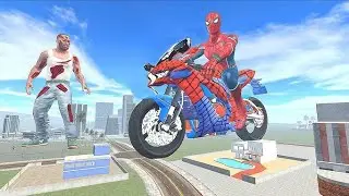 Franklin change New house City in spiderman indian bike driving 3d 