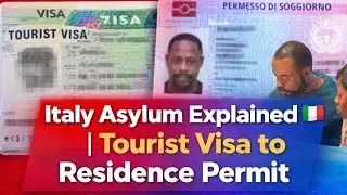 Italy Asylum Explained 🇮🇹 | Tourist Visa to Permanent Residence Permit