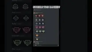 Gorilla Tag Ranked #gorillatag #gtag #vr #shorts