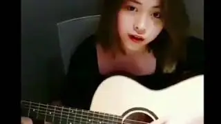 Shin Ryujin (신류진) Playing Guitar Cover of Taeyeon (태연) Song 11:11