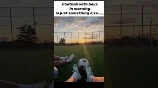 Boys with Football in morning #beach #turfforfootball #morning #sunrise #theboys #playparadise