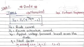 Diode numerical|Type-1|Basic Electronics Engineering BE Civil 3rd Purbanchal University TU KU PoU