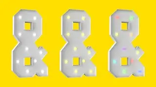 4-футовая светящаяся буква-вывеска (с теплым светом), мастер-класс по изготовлению своими руками.