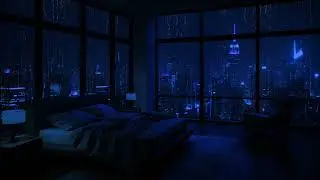 24-Hour Rain Sounds: Immerse in Rainy City Nights for Instant Sleep 🎶