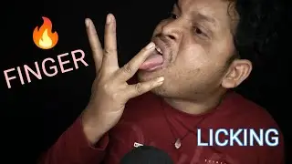 ASMR FAST FINGER LICKING ( Mouth Sounds)