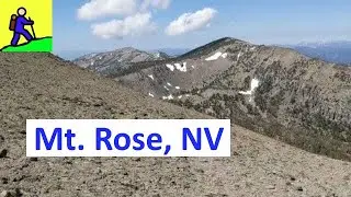 Hiking the Majestic MT. ROSE Near Stunning LAKE TAHOE, Nevada - 2023