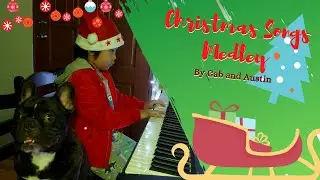 Christmas Songs Medley Piano - Played by Gab 6 yo (FREE PDF music sheet)