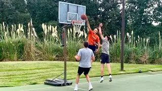 My 6’7 Little Brother Dunked On Me In A Game Of 21!