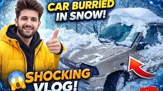 Snowfall in Galyat ❄️ | Mehran Car First Travel Vlog | Dangerous Mountain Roads