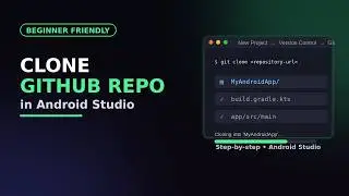 How to Import a GitHub Project in Android Studio (2026) - Full Guide || Clone GitHub project