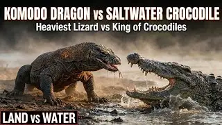 When the World&rsquo;s Largest Lizard Faces the King of Crocodiles&rdquo;