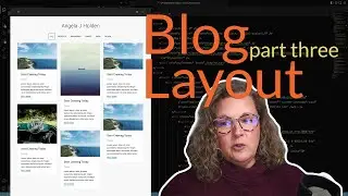 LIVE | How to Build a Blog Layout from Mockup to HTML, CSS & JavaScript | Part 3