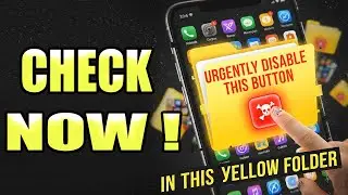 THIS HIDDEN BUTTON ON THE PHONE IS ALWAYS HID BY THIS YELLOW FOLDER