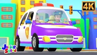 Wheels on the Police Car Go Vroom Vroom and More Educational Rhymes for Kids