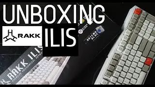 Rakk ILIS V.2 PBT Keycaps Outemu Blue switch Unbox & Review (no commentary)