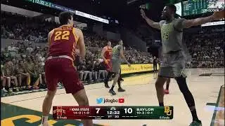 🇫🇷 Killyan Tour&eacute; vs Baylor | 12 PTS &bull; 5 AST &bull; 3 STL &bull; 2 BLK | 6&rsquo;4 Freshman PG | Iowa State