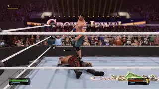 WWE 2K25 john cena vs sola sikoa