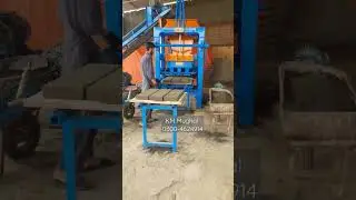 Automatic concrete Blocks and Paver Tiles making plant #brick #flyashbricks #paver #tufftiles