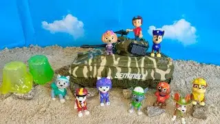 Paw Patrol- 💪 Military Training to Save Adventure Bay from SLIME MONSTERS!